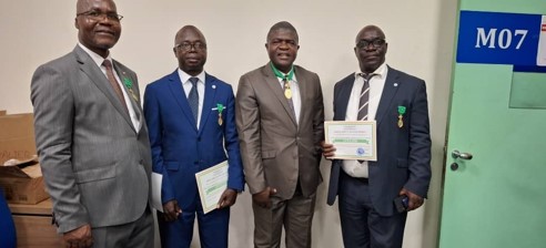 Le Président de l’USP, le Professeur Méké MÉÏTÉ, élevé à la dignité de Commandeur dans l’ordre de l’éducation nationale de CI