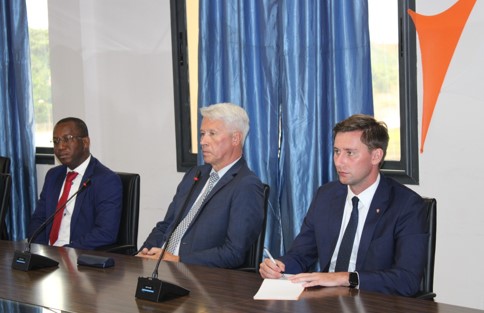 L’Université Polytechnique de San Pedro a reçu, ce Mardi 16 Avril 2024, dans ses locaux, S.E.M. Alexey SALTYKOV, Ambassadeur de la Fédération de Russie en Côte d’Ivoire.
