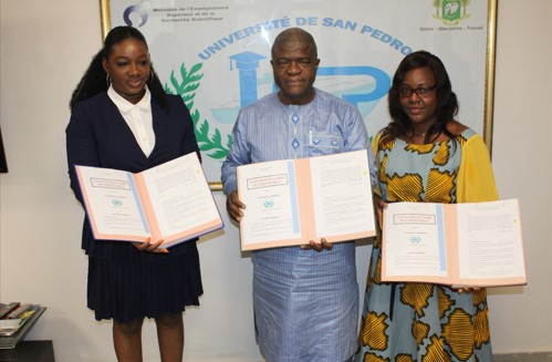 Signature de convention entre l’Université Polytechnique de San Pedro et les hôtels KASADA de la place d’Abidjan