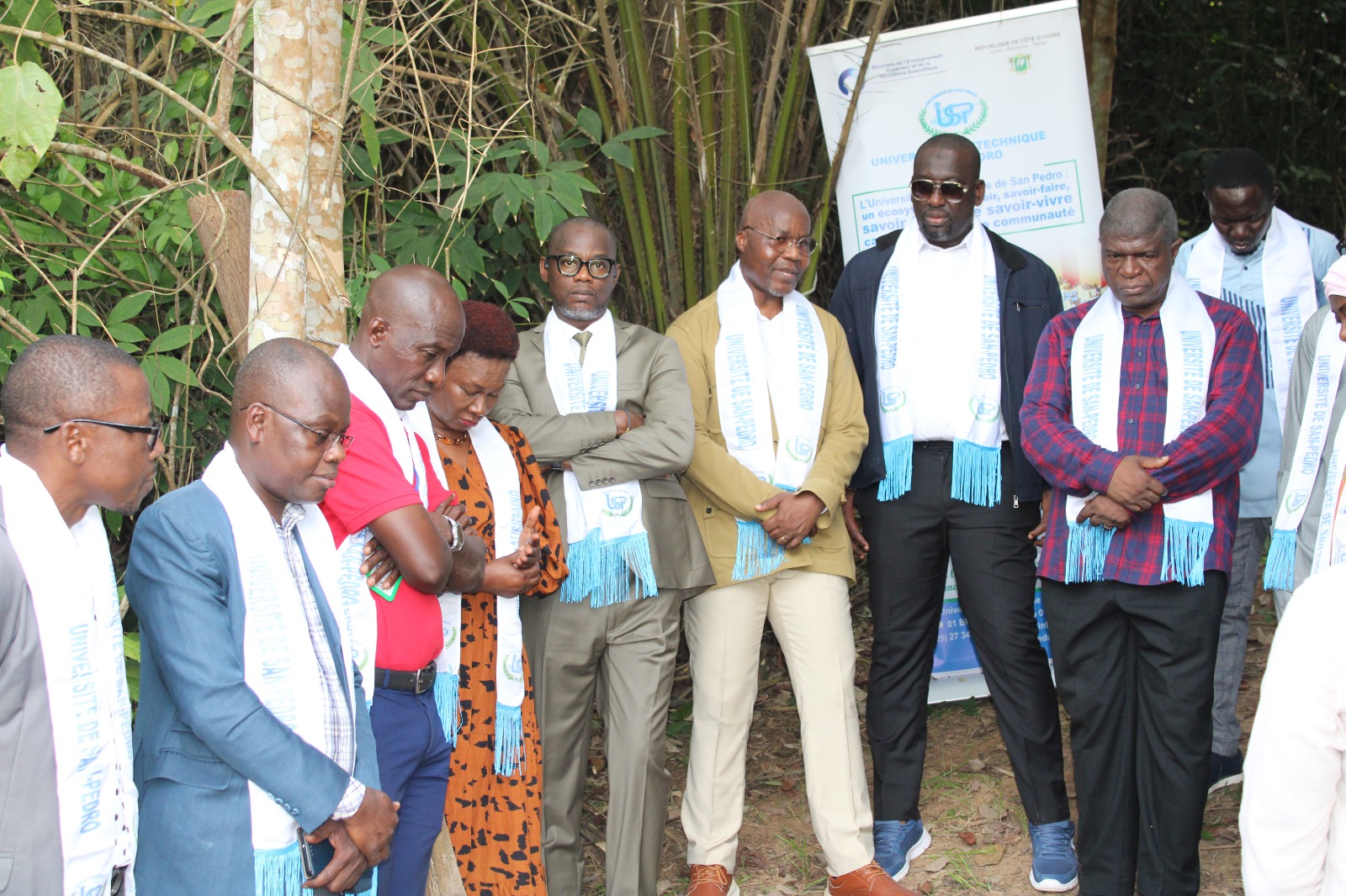 POSE DE LA PREMIÈRE PIOCHE DU DOMAINE BINI DE L’USP